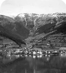 Zell am See et mont Schmittenhöhe, Salzbourg, Autriche, c1900s