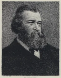 Jean François Millet, peintre français (lithographie)