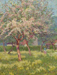 Verger en fleurs