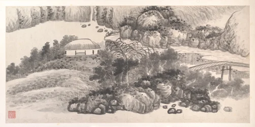 Paysages des douze mois, vers 1685 (album de douze feuilles de peinture ; encre sur papier)