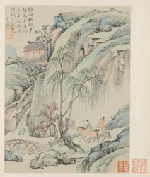 Album de paysages saisonniers, Feuille B (feuille précédente 1)