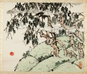 Paysage et figure, d