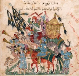 Caravane de pèlerins à Ramleh provenant d