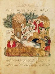Ms Arab 5847, fol. 29, Inhumation d
