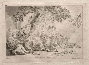 Sainte Famille avec putti