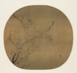 Fleurs de prunier au clair de lune
