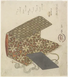 Dossier à motifs pour le cercle Horinouchi, milieu du 19ème siècle
