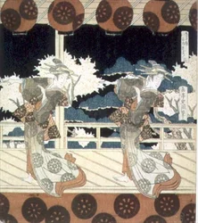 Deux danseurs sur scène, de la série 