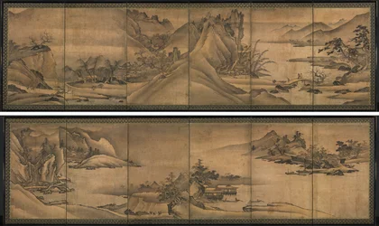 Paysage des quatre saisons