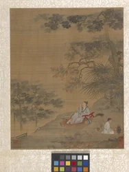 Scène de jardin