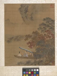 Scène de jardin d