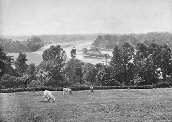 Depuis Richmond Hill, Surrey, vers 1896