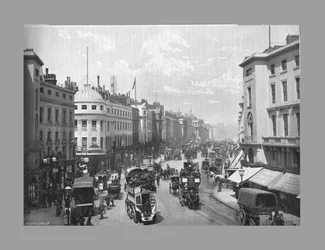 Regent Street, Londres, vers 1900