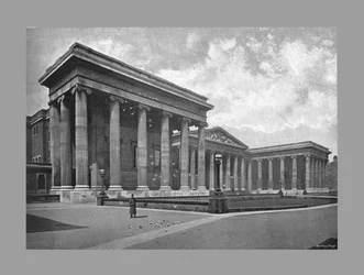 Le British Museum, Londres, vers 1900