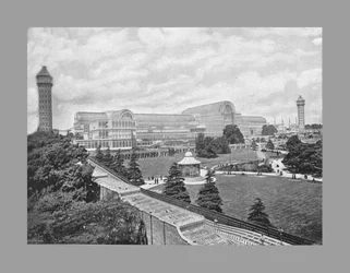 Le Crystal Palace, Londres, vers 1900