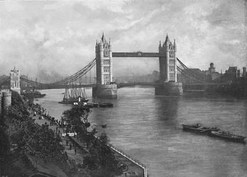 Le Tower Bridge, vers 1896