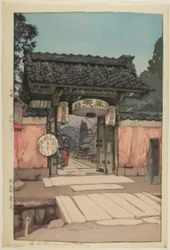 Une petite porte de temple