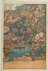 Arashiyama, de la série "Huit scènes des cerisiers en fleurs"