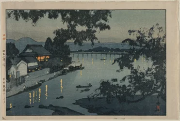 Soirée sur la rivière Chikugo