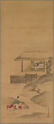La poétesse Kogo, milieu des années 1600