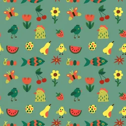 Motif sans couture, 2018 (graphique vectoriel)