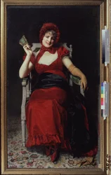 Femme dans une robe style Directoire