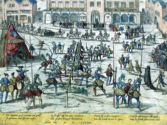 Tournoi tenu à Bruxelles par les Espagnols pour remonter le moral des soldats et souligner que les Pays-Bas leur appartenaient désormais