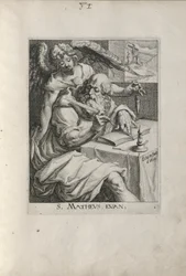 Saint Matthieu, planche 1 des Quatre Évangélistes
