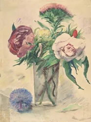 Fleurs dans un vase, vers 1884-1904