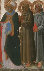 Saints Zénobe, François et Antoine de Padoue