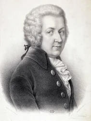 Portrait en buste de Wolfgang Amadeus Mozart (1756-1791)