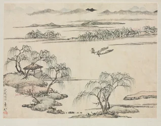 Album de paysages dans divers styles: Le ruisseau de Wuling