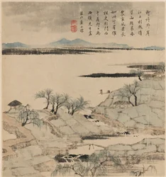 Paysage fluvial, mai-août 1666