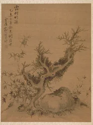 Branches givrées et bambou nain, dans le style de Su Shih, 1775