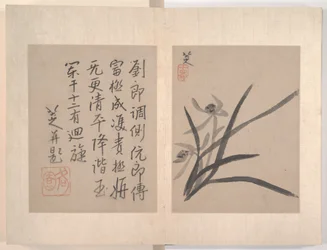 Album de peintures diverses (album de douze peintures ; lavis d