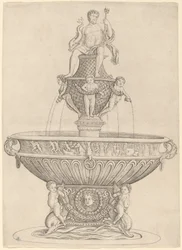 Fontaine avec Statue de Neptune