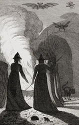 Un coven de sorcières autour d