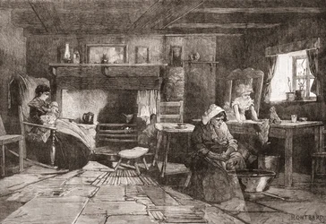 Un cottage typique de pêcheur sur l