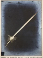 Un météore explosant, 23 novembre 1895
