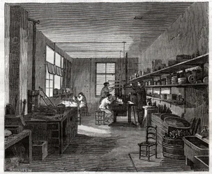 Atelier de galvanoplastie