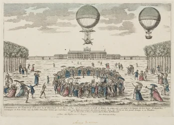 Première ascension en ballon de Blanchard, 2 mars 1784