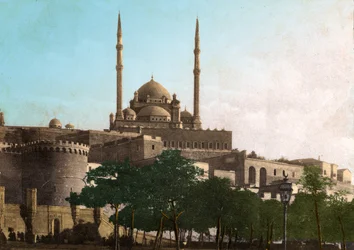 Le Caire, la citadelle de Saladin (Égypte), vers 1920 (photo)