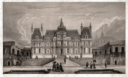 Château de Maison Lafitte, vers 1850