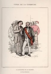 Commune de Paris : costume de LE MINISTRE DE LA GUERRE - LE CITOYEN DELESCLUZE (6) dans « Les Communeux »