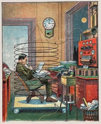 Homme connecté