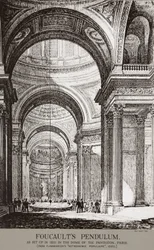 Démonstration du pendule de Foucault au Panthéon, Paris, France