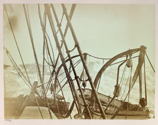 Expédition en Arctique (1875-1876) du capitaine George Nares (1831-1915) : Alert échoué dans la baie de Shift Rudder