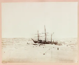 Expédition en Arctique (1875-1876) du capitaine George Nares (1831-1915) : Floeberg Beach, Alert en quartiers d