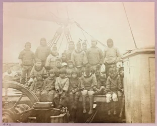 Expédition en Arctique (1875-1876) du capitaine George Nares (1831-1915) : Groupe d