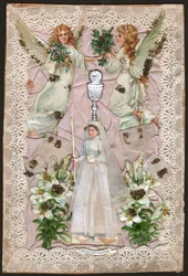 Première communion, vers 1920 (illustration)